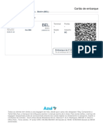 Cartão de embarque SP-Campinas para Belém