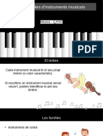 Les Famílies D'instruments Musicals: Música - 1 ESO
