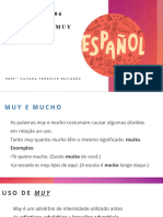 Slide 04 - Uso de Muy e Mucho