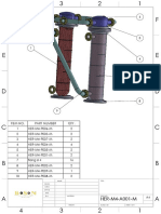 Assembly drawing of mechanical part list