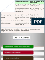 Resumen Saberes Docentes