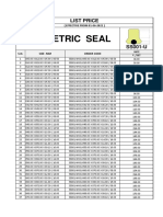Symmetric Seal: List Price