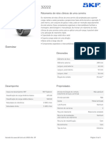 SKF 32222 Specification