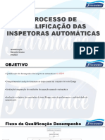 Processo de Qualificação Das Inspetoras Automáticas