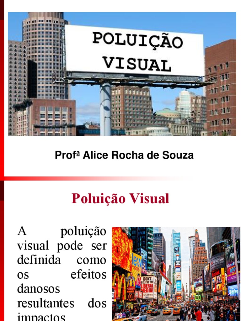 Impactos e Soluções da Poluição Visual | PDF