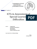 ICTs in Assessment of Special Learning Difficulties