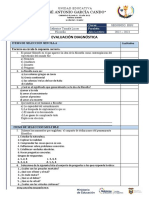 Diagnóstico 2dos Bgu - Filosofia 2022 - 2023