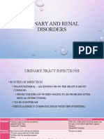Urinary and Renal Disorders 
