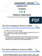 7.2 Work Breakdown Structure