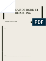 Tableau de Bord Et Reporting: Réalisée Par ZAHRAOUI Fadwa