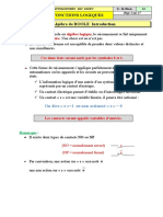 Les Fonctions Logiques Algèbre de BOOLE Introduction