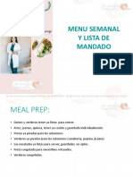 Menu Reto Godin 19 de Septiembre 2022