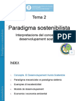 Tema 2: Paradigma Sostenibilista