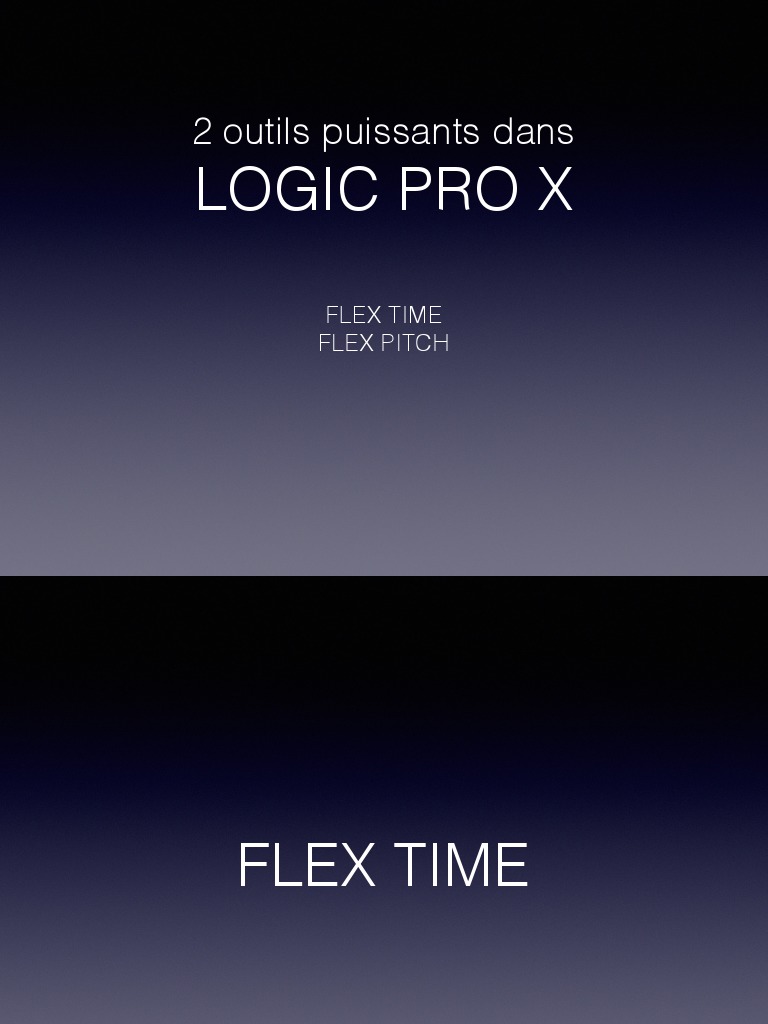 Flex Dans Logic Pro X PDF