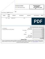 Boleta de Venta Electrónica Constructora R&R por Cemento