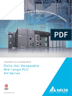 Delta Hot Swappable Mid-Range PLC AH Series Delta Hot Swappable Mid-Range PLC AH Series