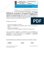 46.formato Acta de Conformacion Del Equipo Investigador. FR-012