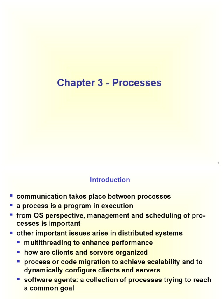 Chap-3 - Process | Download Free PDF | Thread (Computing) | Process ...