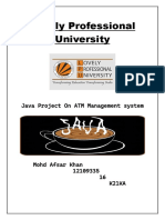 JAVA CA Report