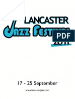 Lancaster Jazz Programme 2011