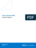 Dell Latitude 5480: Owner's Manual