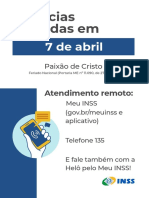 7 de Abril: Agências Fechadas em