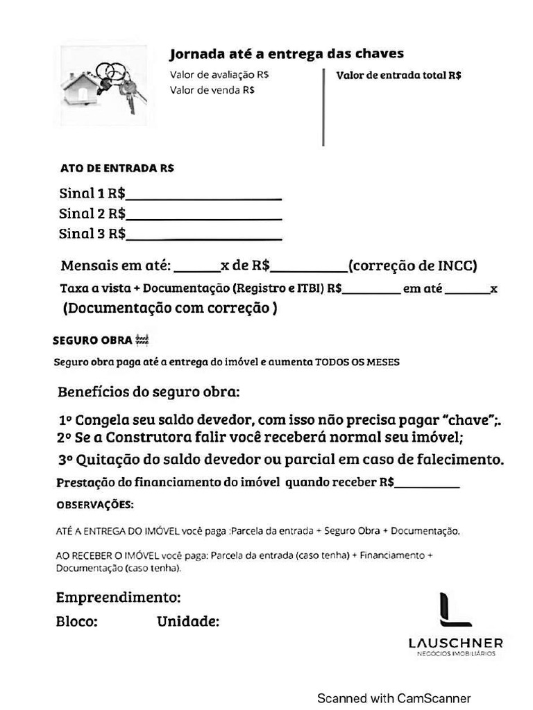 Jornada Até A Entrega Das Chaves PDF