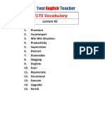 IELTS Vocabulary 01