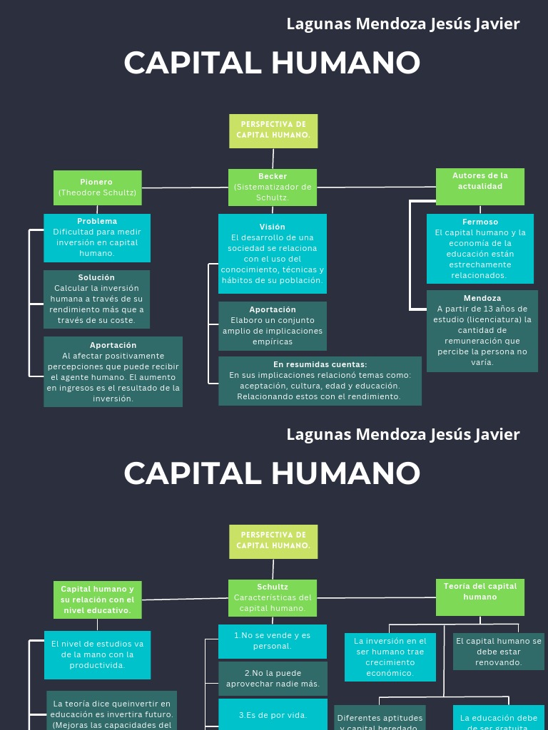 Perspectiva de Capital Humano | PDF | Capital humano | Capital (economía)
