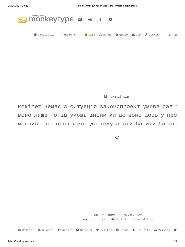Monkeytype  A minimalistic, customizable typing test