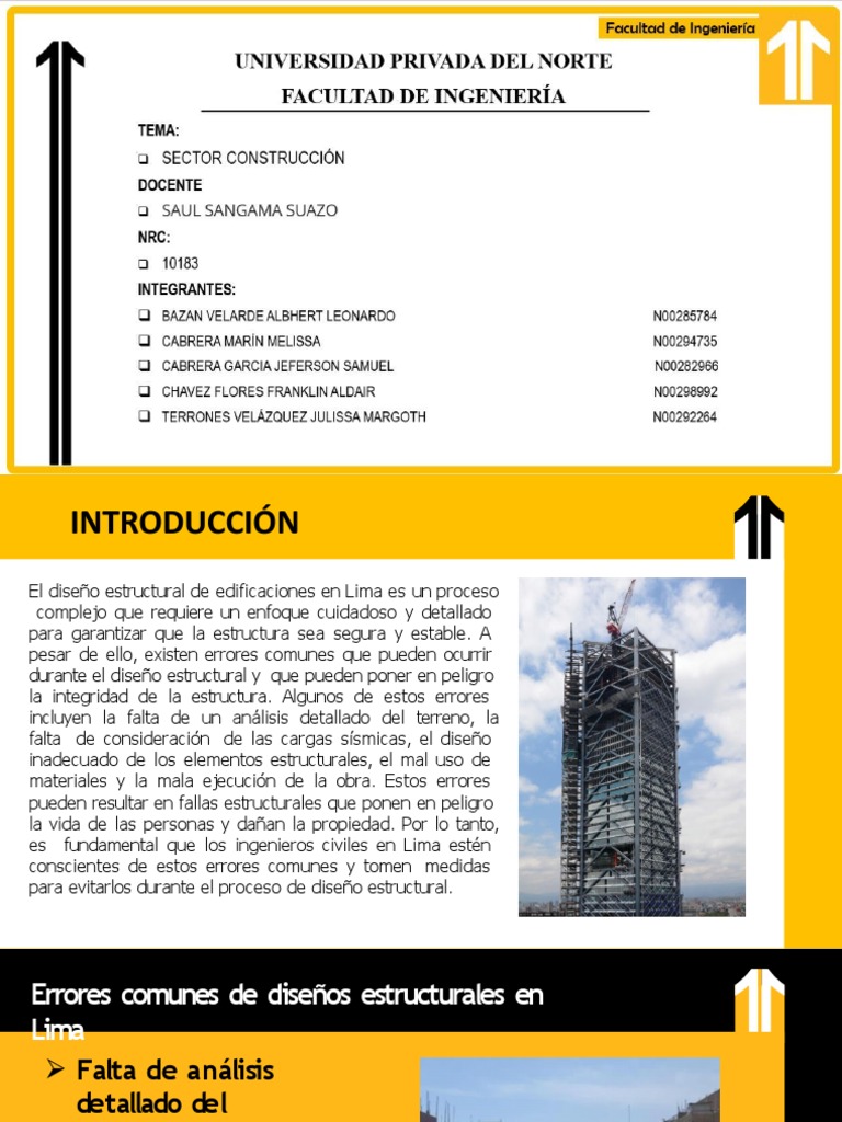 Errores en diseño estructural en Lima | PDF | Diseño | Temblores