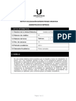 Instituto de Educación Superior Privado Urusayhua Administracion de Empresas