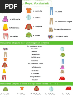 Adjetivos para Describir Ropa | PDF | Softlines (venta minorista) | Ropa