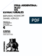 La Industria Argentina, Desarrollo y Cambios Estructurales