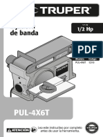 PUL-4X6T: Lijadora de Banda