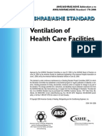 Ventilation of Health Care Facilities