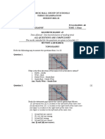 Class X Answer Key Term 1 2021-22