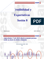 Credibilidad y Expectativas Sesión 8: Matp Are 21-1 Macroeconomía