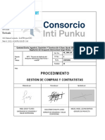 Procedimiento: Gestión de Compras Y Contratistas