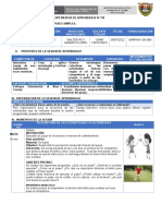 Sesion de Aprendizaje #9 1° - A