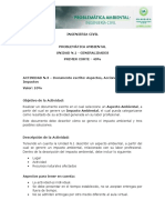 Actividad N.3 - Documento Aspectos, Acciones, Efectos e Impactos (10%)