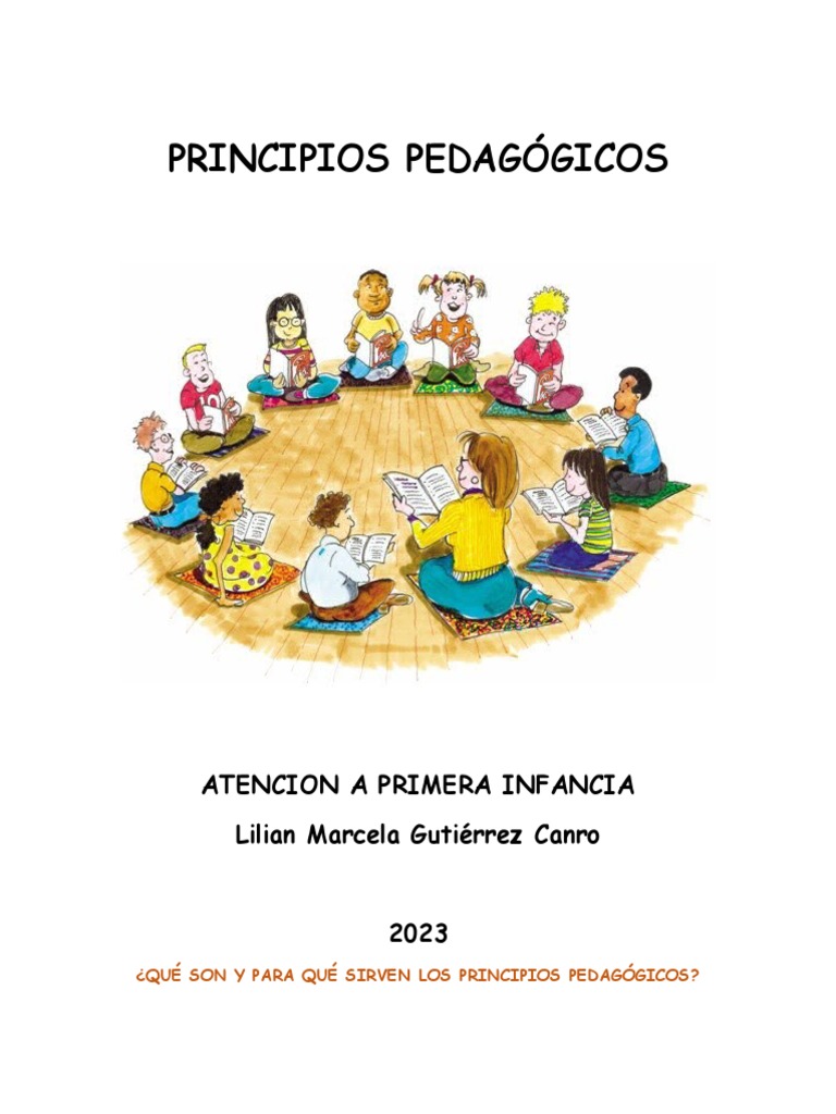 Principios Pedagógicos en Educación Infantil y Primaria | PDF ...