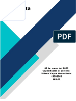 Entrevista: 09 de Marzo Del 2023 Capacitación Al Personal Villeda Vieyra Alvaro David 19092066 IAD-20