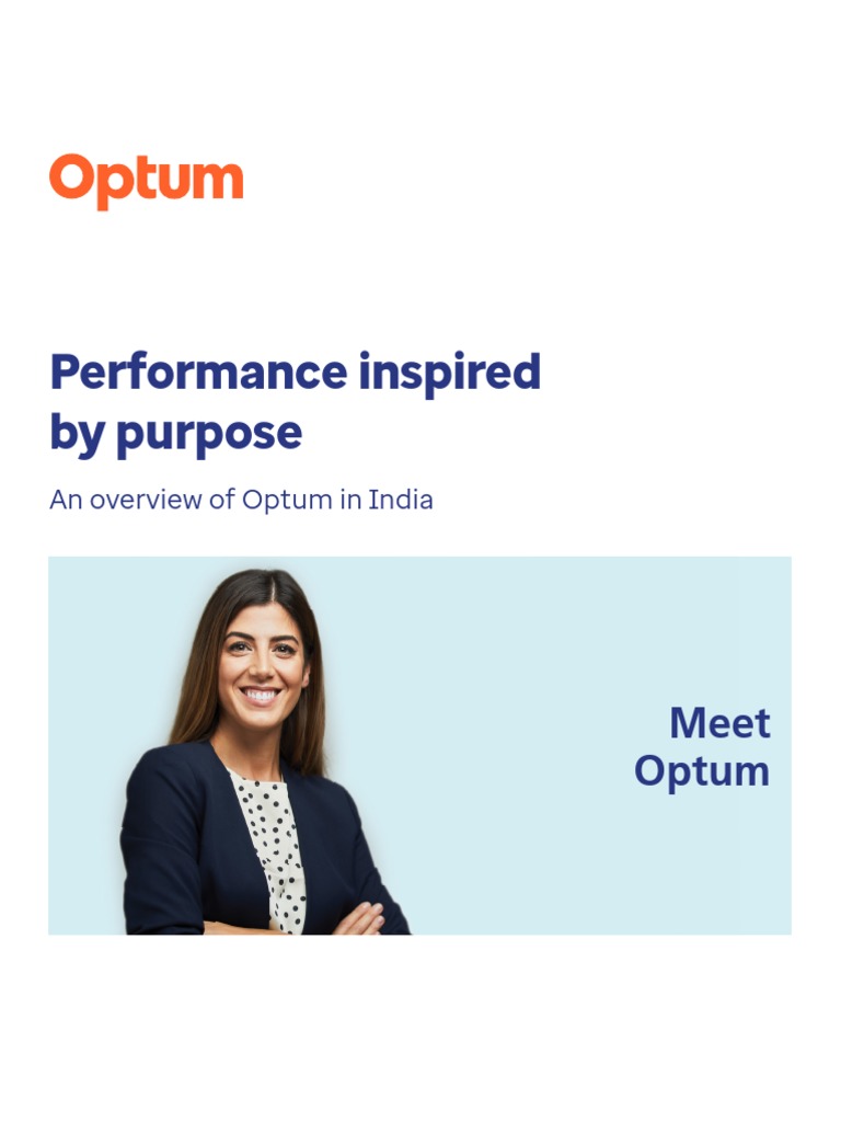 Optum India Overview 2022 July PDF Analytics Business