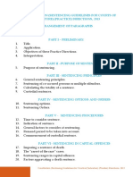 The Constitution (Sentencing Guidelines) For Courts of Judicature