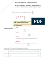 Guía Matem. Fracciones en La Recta