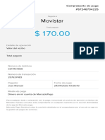 Movistar: Comprobante de Pago #57246704225