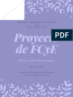 Proyecto de FCyE 2do TRimestre