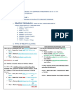 RELATIVE PRONOUNS - Concepto