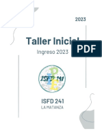 ISFD 241-2023-Cuadernillo Taller Incial